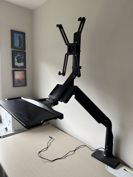 Sit-Stand Workstation Desk Mount Carousel 1