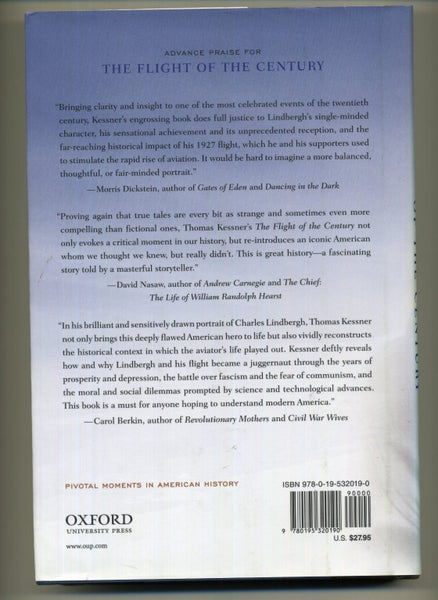 FLIGHT OF THE CENTURY ** CHARLES LINDBERG AND THE RISE OF AMERICAN AVIATION** Carousel 2
