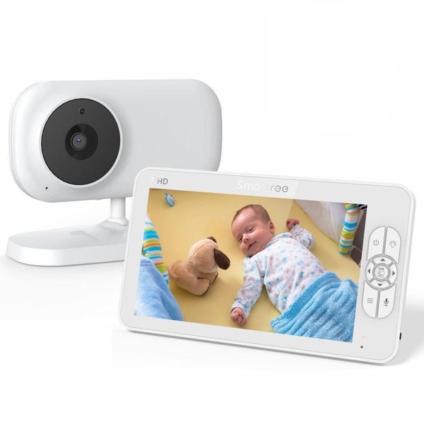 7 Wireless Baby Monitor With Temperature Sensor And Two Way Audio Communication Carousel 1