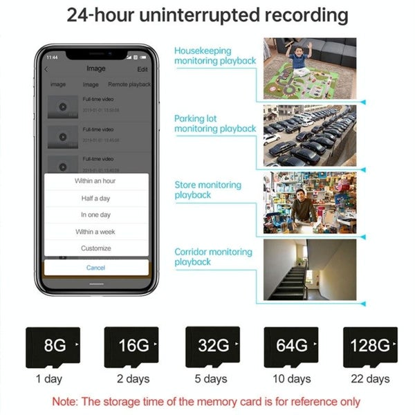 Outdoor Sports Night Vision Camera With 180 Degree Rotation For Video Recording Carousel 6