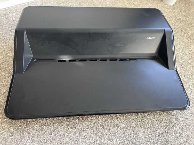 Fellowes Lotus Sit - Stand Desk Converter Carousel 1
