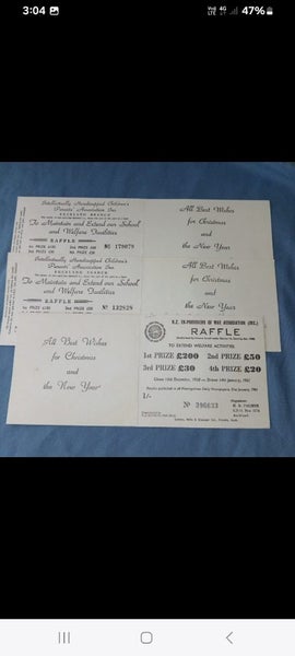 Old raffle tickets Carousel 3