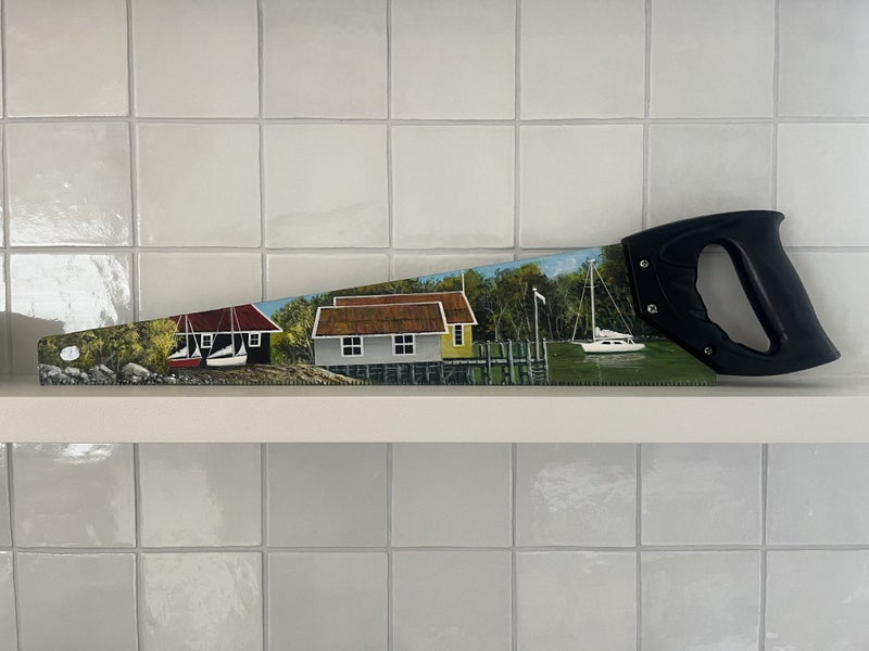 *FUNDRAISER AUCTION* Original one of a kind hand painted saw Carousel 1