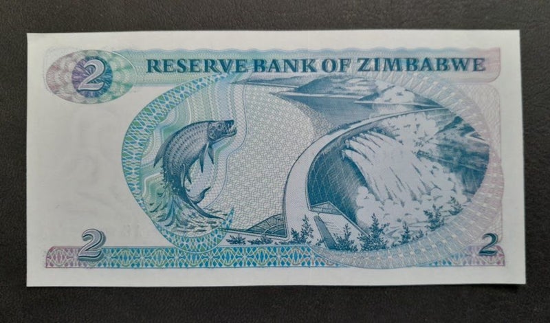 Zimbabwe $2 UNC Carousel 2