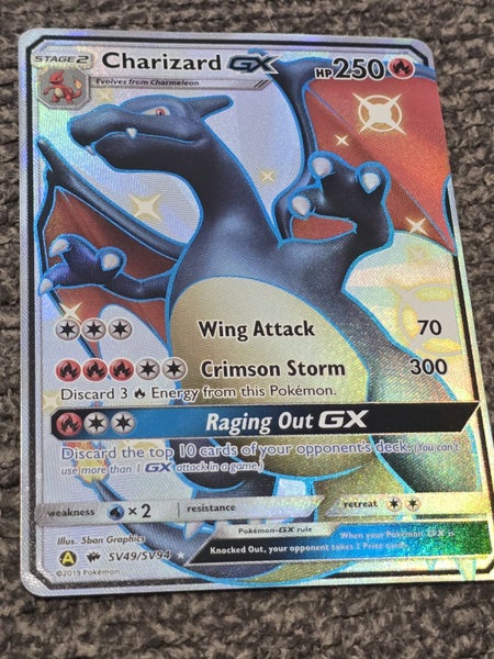 Charizard GX shining fates HOLO Carousel 1