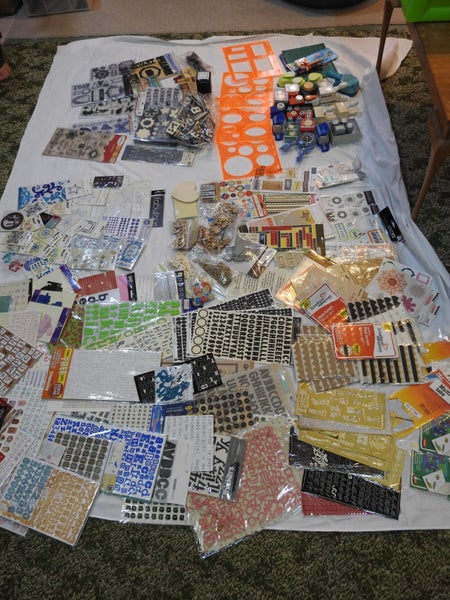 Huge Scrapbooking Destash, Bulk Items, Majority Are New Carousel 1