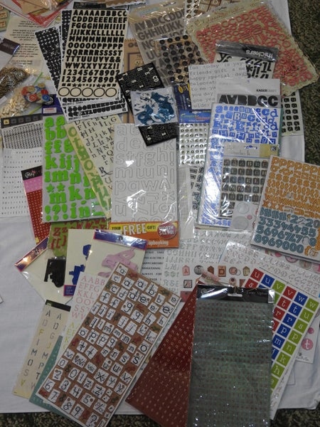 Huge Scrapbooking Destash, Bulk Items, Majority Are New Carousel 7