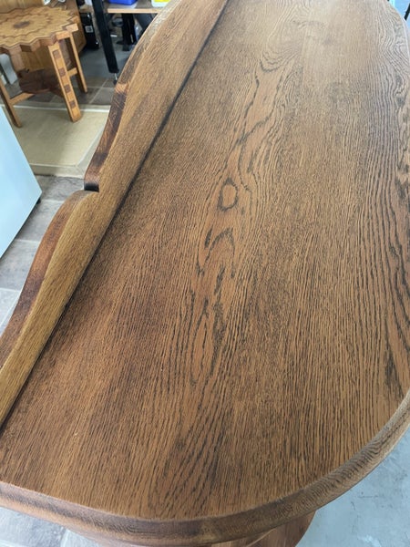 Antique Oak sideboard - half completed upcycle project Carousel 2