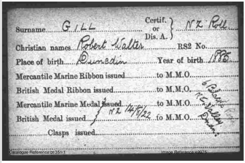 NZ WWI Mercantile Marine Medal Carousel 4