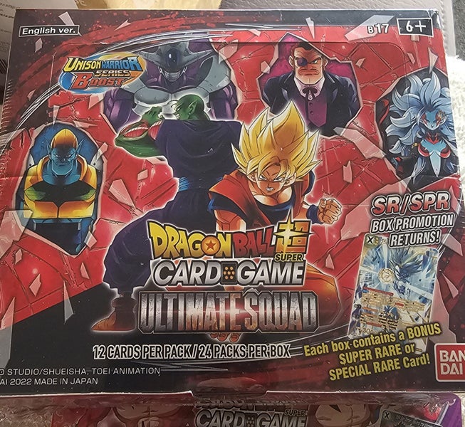Sealed Ultimate Squad Booster Box Dragon Ball Super Carousel 1