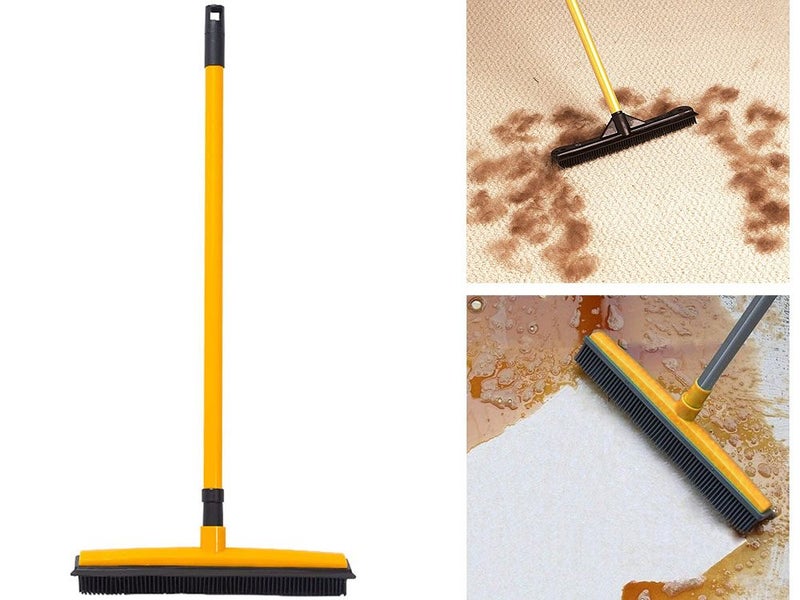 Telescopic Rubber Broom Pet Hair Removal Carousel 8