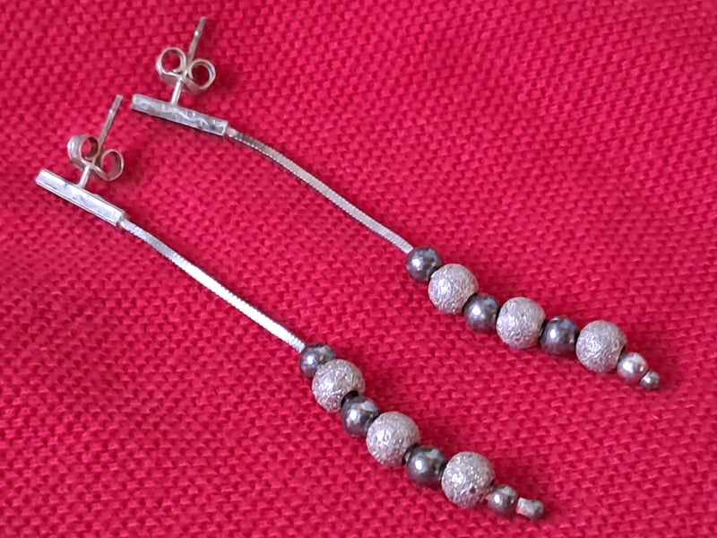 Sterling silver earrings Carousel 1