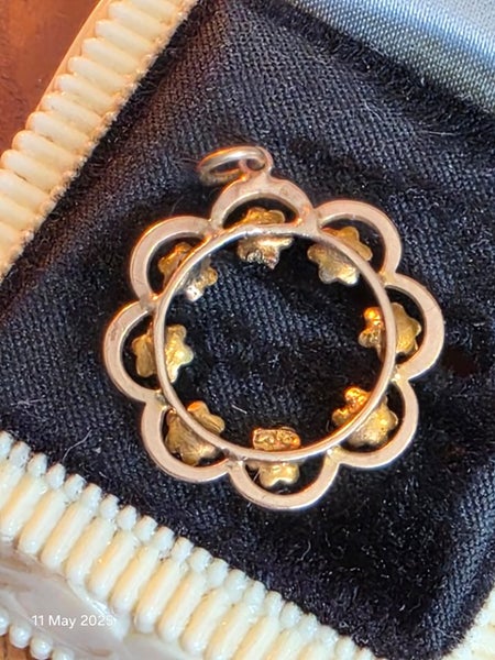 Victorian Seed Pearl 9ct Gold Pendant 1.28gm Carousel 2