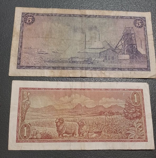 Old South African Rand banknotes (1967-1980) Carousel 2