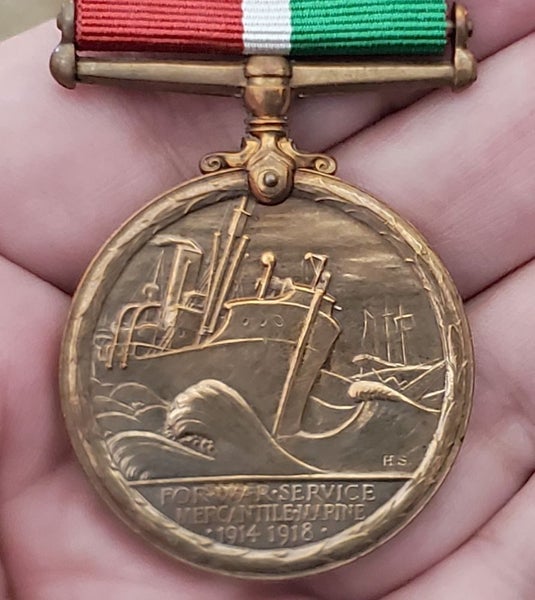 NZ WWI Mercantile Marine Medal Carousel 3