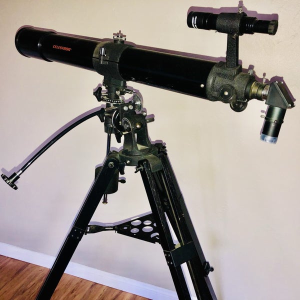 Celestron Firstscope 80EQ Telescope model #21070 Carousel 1