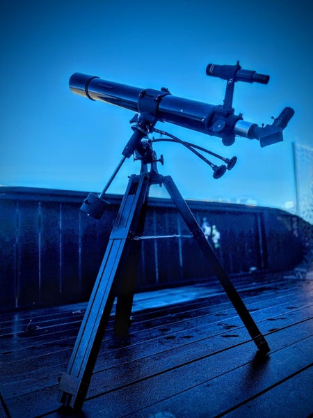Celestron Firstscope 80EQ Telescope model #21070 Carousel 2