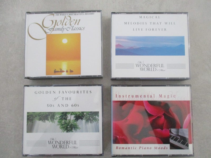 4 x 3-CD sets Easy Listening CDs - Golden Favs, Classics, Instrumental, Melodies Carousel 1