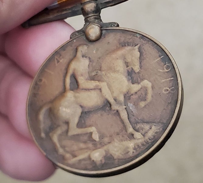 WWI BRONZE British War Medal to Chinese LC Carousel 4