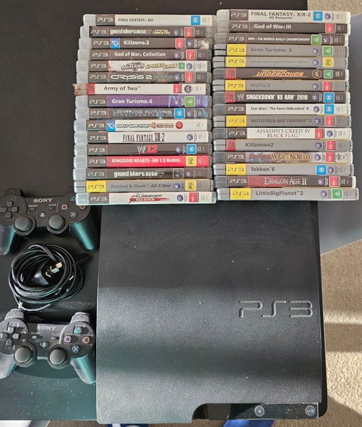 Sony Playstation 3 SLIM 160GB and 32 games Carousel 1