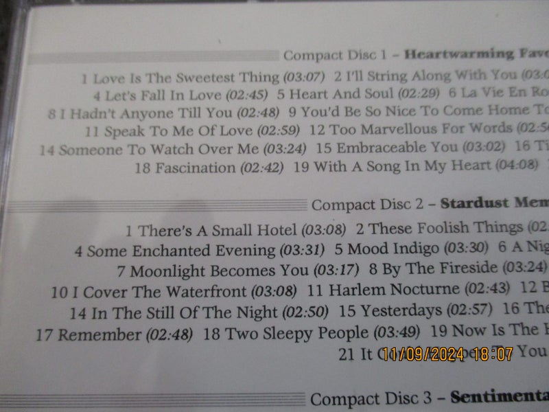 4 x 3-CD sets Easy Listening CDs - Golden Favs, Classics, Instrumental, Melodies Carousel 12