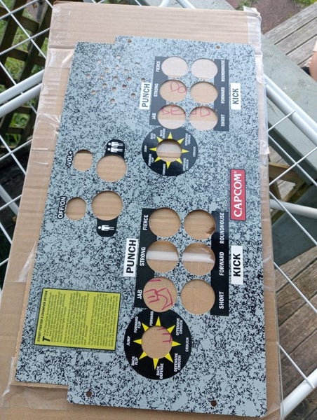 Arcade 1up street fighter protector and vinyl wrap Carousel 1