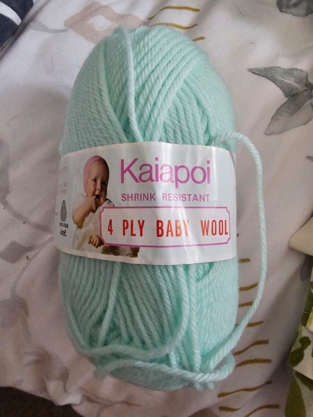 4ply baby wool – Aqua Carousel 1