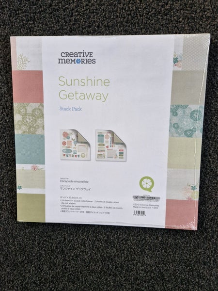 NEW - Creative Memories "Sunshine Getaway" Stack Pack Carousel 1
