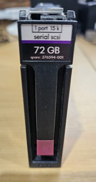HP 72 GB 15K SAS 3.5" LFF Hard Drive p/n 375698 { Working } Carousel 1