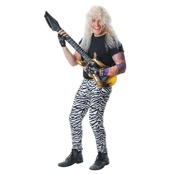 Bristol Novelty Mens Zebra Print Costume Trousers Carousel 1