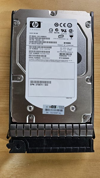 HP 146 GB 15K SAS 3.5" LFF Hard Drive p/n 454228 {Working} Carousel 2