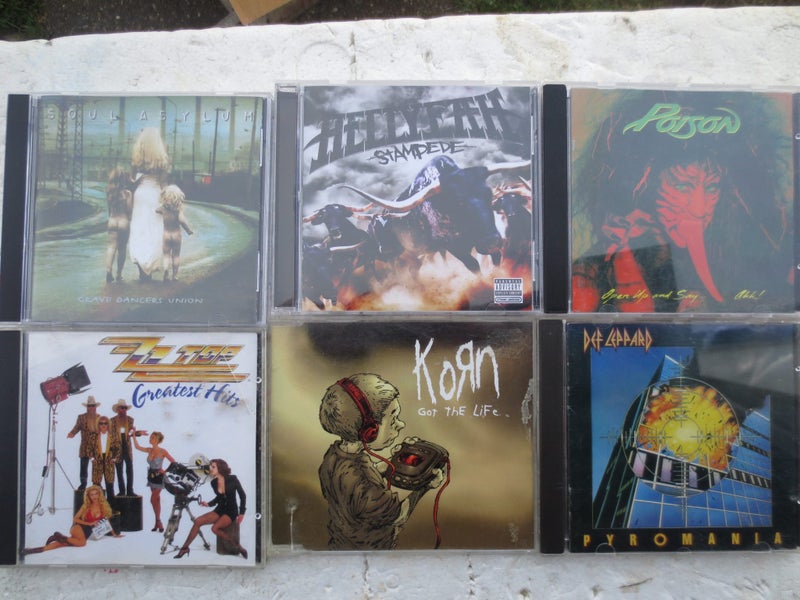 CDs lot 5 x 6 (Korn, Hellyeah, Poison, DL, Soul Asylum, ZZ top ) Carousel 1