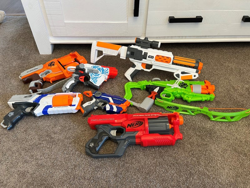6 Full Noise Action NERF Collection - Including Star Wars Deluxe Blaster Carousel 2