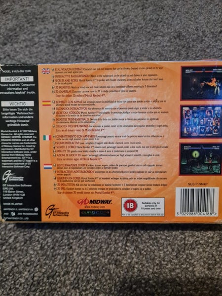 Mortal Kombat 4 Boxed N64 Carousel 2