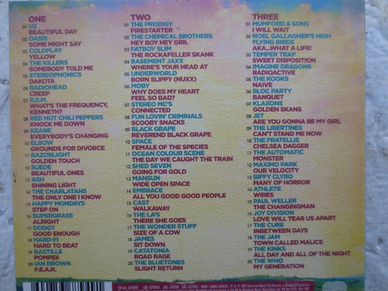 CDs lot 6 x 5 (Supergrass, Festival Anthems x3, Boys 2 Men, M J , George Michael Carousel 3
