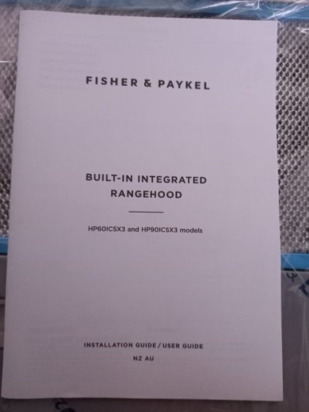 Rangehood. Fisher & Paykel Carousel 3