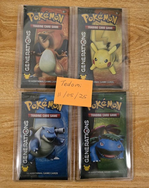 Pokemon Generations Sealed Art Set (4 Packs) - Afterpay available Carousel 1