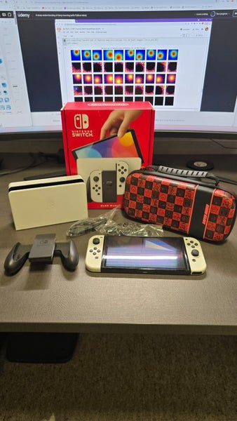 Nintendo Switch OLED, boxed near new with travel case and warranty Carousel 2
