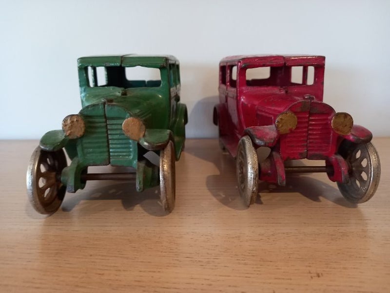 Model A Ford, An Arcade Toy (pair of) -cast iron- original used condition62863240467587114