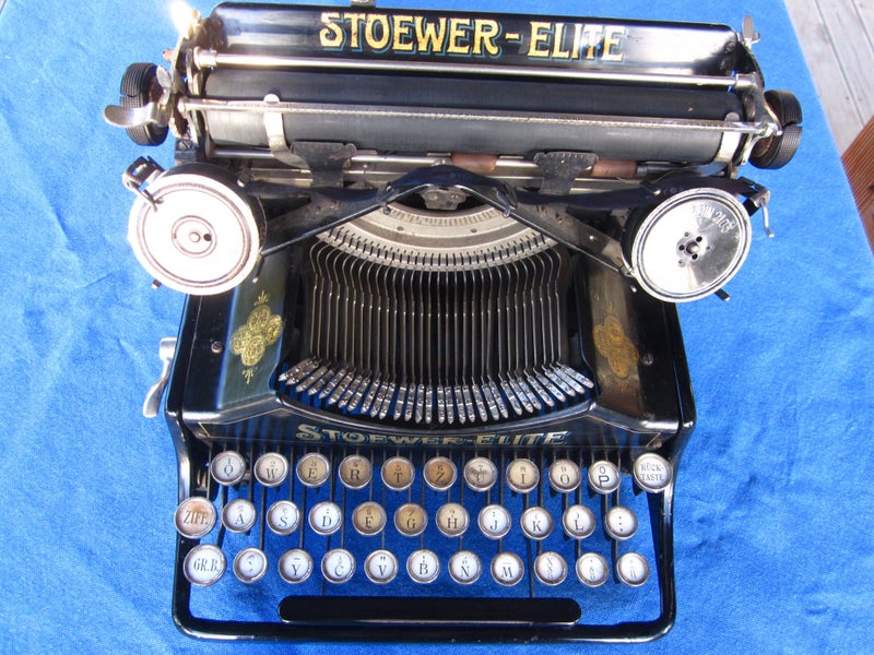 Antique Stower-Elite Typewriter E 74181 Carousel 1