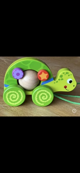 Turtle Wooden Pull Along Toy Carousel 2