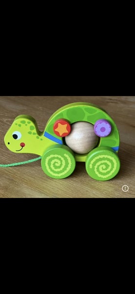 Turtle Wooden Pull Along Toy Carousel 3