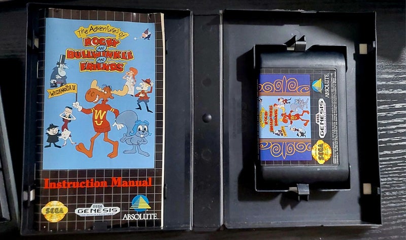 Sega gen exclusive bullwinkle cib Carousel 3