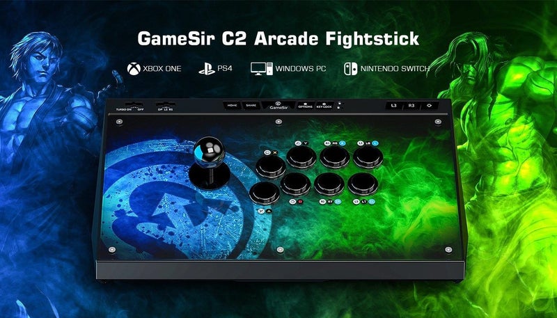 Gamesir C2 Arcade Joystick - Upgraded Sanwa buttons + Joystick Carousel 1