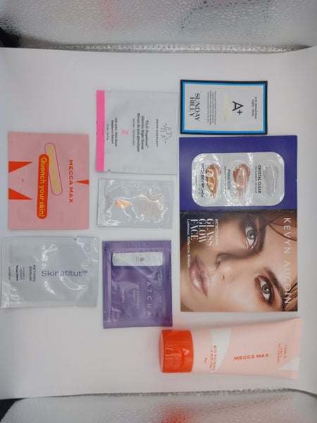 Mecca Samples including full size cleanser Carousel 1