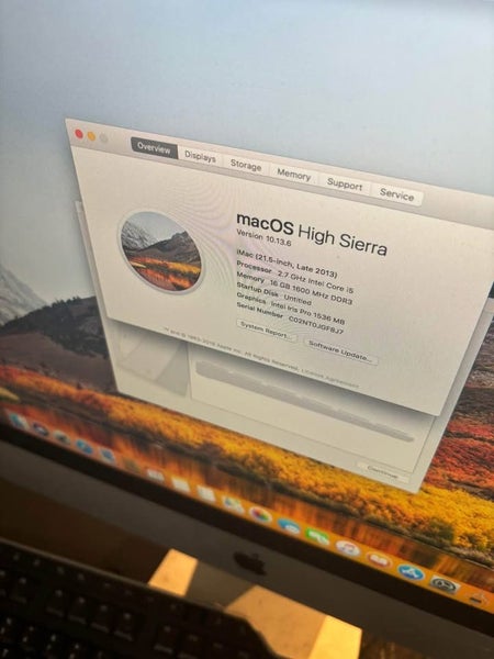 Apple iMac Slim 21.5 Inch 2.7Ghz 16Gb 1TB FHD later 2013 Carousel 2