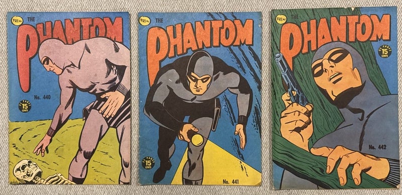 Phantom Comics Vintage #440 441 442 Carousel 1