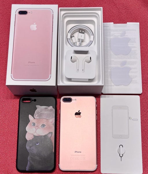iPhone 7 Plus 256gb Rose Gold New Battery - New Screen Protector, Case Carousel 1