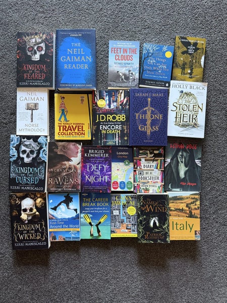 Box of 20+ Books - Various Genres Carousel 1