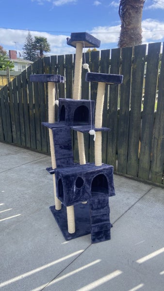 Cat Tree Scratching Post Tower Carousel 5